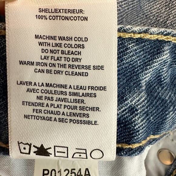 VIGOSS High Waisted Split Hem Straight Ace Jeans Medium Wash Size 30 - Picture 7 of 14